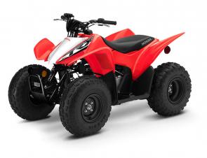 New 2020 HONDA TRX90X RED (TRX90X) Designed from the start to be beginner friendly, it is just the right size for younger riders. More experienced riders can have fun too, thanks to its rugged single-overhead-cam engine that offers a usable powerband. Important Safety Information: Recommended for riders 10 years of age and older. Honda recommends that all ATV riders take a training course and read their owner’s manual thoroughly. TRX90X riders younger than 16 years of age must be supervised by an adult.