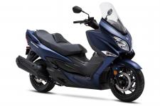 New 2019 SUZUKI BURGMAN 400 MATTE BLUE The 2019 Burgman 400 sets the convenience and performance standard for all mid-sized scooters while maintaining its reputation for luxury and quality.