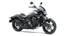 New 2018 KAWASAKI VULCAN S ABS CAFE PEARL STORM GRAY Unlike any other cruiser, the Vulcan® S ABS Café is geared to fit a wide range of riders. Never taking away from its stylish features, this bike takes comfort, adjustability, and Ninja®-derived power and performance to the next level.
•Three-tone paint, signature tank badging and sport
striping emphasize the sportbike spirit of the Vulcan S
•Dark-tinted windshield deflector helps wind management
for a more comfortable ride