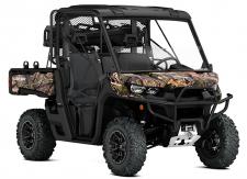 New 2018 CAN-AM DEFENDER MOSSY OAK HUNTING EDITION HD10 BREAK-UP COUNTRY CAMO The Defender Mossy Oak Hunting Edition comes equipped with many factory-installed accessories including 27-in (68.6 cm) Maxxis Bighorn 2.0 tires mounted on 14-in (35.6 cm) wheels and Dynamic Power Steering for better handling and steering.