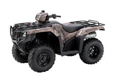 New 2018 HONDA FOURTRAX FOREMAN 4X4 ES EPS PHANTOM CAMO (TRX500FE2J) You’re always ready to get up at dawn and won’t stop working until the job is done right. The Honda Foreman is no different. That’s because our engineers work tirelessly to make sure our ATVs can handle a wide variety of tasks and adventures, big, small, tough or fun.
The Foreman has long been Honda’s real workhorse, and plenty of riders find it the perfect size for both work and fun. It’s strong, rugged, famously reliable. Plus, its superior Honda engineering means you get more performance out of this ATV than some of the competition’s bigger and heavier models.
The soul of this go-to tool is its proven fuel injected 500-class engine that delivers plenty of power and fuel efficiency. The strong, refined chassis offers a long suspension stroke for a smooth and nimble ride that’s perfect for rough terrain. The Foreman’s driveline works hard for you by maximizing front-end power transfer and traction. And finally, all of these features are wrapped up in some tough, aggressively styled bodywork and new color choices for 2018. This package really works. 24383