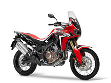 New 2016 HONDA AFRICA TWIN RED / BLACK / WHITE It’s been a long wait. But—trust us—it’s worth it. The all-new Honda Africa Twin is the machine that will let you wander wherever your adventures take you. The 998cc parallel twin uses Honda’s exclusive four-valve Unicam® cylinder-head design for smooth, tractable power. Offered with either a six-speed manual gearbox or a new DCT transmission with selectable on- and off-road modes, both versions have ABS standard with rear ABS on/off and Honda Selectable Torque Control (HSTC). MSRP is set at $12,999 for the base model, and $13,699 for the DCT version.