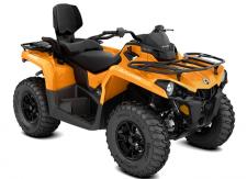 New 2018 CAN-AM OUTLANDER MAX DPS 570 ORANGE A more comfortable two-up riding experience that simply and quickly converts to a one-up. With the added comfort of Tri-Mode Dynamic Power Steering (DPS).