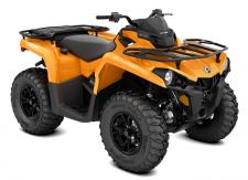 New 2018 CAN-AM OUTLANDER DPS 570 ORANGE Raise your expectations, not your price range. Get the all-terrain performance youd expect from Can-Am at the most accessible price ever. With the added comfort of Tri-Mode Dynamic Power Steering (DPS).