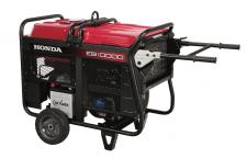 New 2017 HONDA EB10000 10,000 watts, 120/240V
Honda commercial GX engine & heavy duty frame
Full GFCI protection
OSHA worksite compliant - meets job site emission and safety requirements
2 wheel kit & lift hook
Best fuel efficiency and lowest noise rating in its class
Electric start