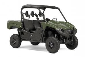 New 2020 YAMAHA VIKING EPS TACTICAL GREEN Electric Power Steering combined with a smooth and quiet engine, true 3‑person cabin with Yamahas Proven Off‑Road reliability, capability and comfort.