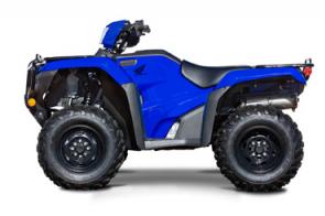 New 2020 HONDA FOURTRAX FOREMAN 4X4 ES EPS REACTOR BLUE (TRX520FE2) The Honda FourTrax Foreman is our flagship model when it comes to work. And when the workday’s done, plenty of riders think it’s perfect for having some fun, too. For 2020 we’ve made this great ATV even better.