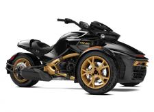 New 2018 CAN-AM SPYDER F3-S 10TH ANNIVERSARY (SE6) JET BLACK METALLIC Storage: 6.5 gal (24.4 L)
Exclusive UFit System
Mono Seat Cowl
Gauge Spoiler