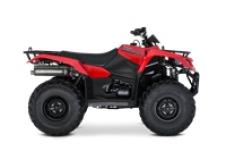 New 2019 SUZUKI KINGQUAD 400FSI RED The 2019 Suzuki KingQuad 400FSi features a 5-speed manual-shift transmission and semi-automatic clutch for those who favor a bit sportier performance.