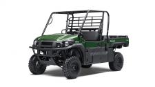 New 2020 KAWASAKI MULE PRO-FX EPS TIMBERLINE GREEN Powerful, high-capacity, three-passenger vehicles that are as durable as your days are long.