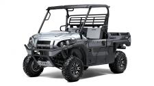 New 2019 KAWASAKI MULE PRO FXR ATOMIC SILVER The “play” side of the Kawasaki MULE PRO Series just got stronger with the MULE PRO-FXR side x side. Its compact shape stands out amongst the Kawasaki side x sides with a premium appearance, painted finish and aggressive styling. The MULE PRO-FXR is a true boss vehicle.