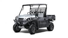 New 2020 KAWASAKI MULE PRO-FXR METALLIC PHANTOM SILVER With its compact size, high-capacity engine and three-passenger seating, the MULE PRO-FXR line is ready to put in the work and cut loose when the chores are done.
