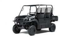 New 2020 KAWASAKI MULE PRO-FXT SUPER BLACK Strong enough for work and play, these side x sides have an impressive hauling and towing capability, even in six-passenger mode.