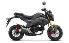 New 2018 HONDA GROM ABS MATTE GRAY METALLIC Compact, low to the ground, pocket-sized in terms of price and parking, but such a blast it’ll put a giant smile on your face whenever you turn the key. Last year we gave it some sweet updates—a new headlight, new two-step seat, new bodywork, and a new muffler. This year you still get all that plus available ABS, along with a healthy dose of Gromitude.