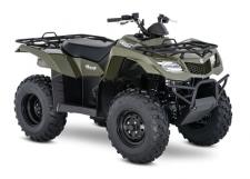 New 2018 SUZUKI KINGQUAD 400 FSI GREEN The 2018 Suzuki KingQuad 400FSi features a five-speed manual-shift transmission and semi-automatic clutch for those who favor a bit sportier performance. It cranks out an impressive amount of torque and has an incredibly wide powerband for exceptional performance on the trail or on the job. A high-performance iridium spark plug and refined Pulsed-secondary AIR-injection (PAIR) system help provide outstanding fuel efficiency, clean emissions, and great performance.
