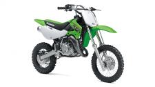 New 2018 KAWASAKI KX65 LIME GREEN THE KX65 MOTORCYCLE IS A LIGHTWEIGHT,
DURABLE AND HIGH-PERFORMANCE CLOSED-COURSE MINICYCLE THAT OFFERS ALL THE RIGHT TOOLS FOR YOUTH MOTOCROSS RIDERS GETTING THEIR FIRST TASTE OF COMPETITIVE RIDING.
High-performance liquid-cooled, 64cc 2-stroke engine
A low 29.9-inch seat height
Adjustable 33mm leading axle conventional fork provides great handling and 8.3 inches of wheel travel
Adjustable Uni-Trak® rear suspension with 9.4 inches of wheel travel
Front and rear disc brakes
High tensile tubular steel semi-double cradle frame