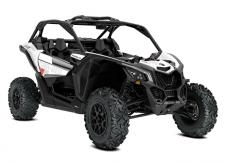 New 2018 CAN-AM MAVERICK X3 TURBO R WHITE Its time to put the competition in quotes: the X3 Turbo R is a factory-fresh side-by-side vehicle with the performance and control to leave rivals in the dust: 0-60 mph in less than 5 seconds, and 20-inches of suspension travel will do that.