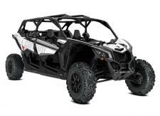 New 2018 CAN-AM MAVERICK X3 MAX TURBO R WHITE Its time to put the competition in quotes: the X3 MAX Turbo R is a factory-fresh side-by-side vehicle with the performance and control to leave rivals in the dust: Turbocharged Rotax engine, and 20-inches of suspension travel will do that.