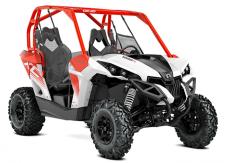 New 2018 CAN-AM MAVERICK XC DPS 1000R WHITE / CAN-AM RED This package takes all the ground-breaking innovations of the Can-Am Maverick and optimizes them for pure-sport performance on the trail. At 60 in. (152.4 cm), it give you the edge on tight trails, with the Tri-Mode Dynamic Power Steering (DPS)