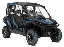 New 2018 CAN-AM COMMANDER MAX LIMITED 1000R MIDNIGHT BLUE No other side-by-side vehicle offers such a luxurious ride, with performance shocks and four-speaker sound system. Equipped with Tri-Mode DPS, Visco-Lok QE, and Rotax power, this ride proves you don’t have to choose between luxury and performance.