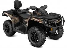 New 2018 CAN-AM OUTLANDER MAX XT 650 MOSSY OAK BREAK-UP COUNTRY CAMO Expand your off-road capabilities with added features – and added value. Get equipped with Tri-Mode Dynamic Power Steering (DPS), a 3,000-lb (1361 kg) winch, and heavy-duty front and rear bumpers.