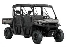 New 2018 CAN-AM DEFENDER MAX XT HD8 PURE MAGNESIUM METALLIC The Defender MAX XT comes equipped with many factory-installed accessories including 27 in. (68.6 cm) Maxxis Bighorn 2.0 tires mounted on 14 in. (35.6 cm) wheels and Dynamic Power Steering for better handling and steering.