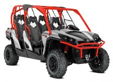 New 2018 CAN-AM COMMANDER MAX XT 1000R BRUSHED ALUMINUM / CAN-AM RED Be prepared for all conditions with the standard, factory-installed features.