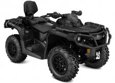 New 2018 CAN-AM OUTLANDER MAX XT-P 850 TRIPLE BLACK Loaded with features including an upgraded suspension and aluminum beadlock wheels, the Outlander MAX XT-P is a sporty two-up ride with all the extras.