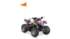 New 2019 POLARIS OUTLAW 50 AVALANCHE GREY/PINK POWER Share the love of off-roading with your kids by starting them as ealry as six years and older. The Outlaw 50 is designed to get kids comfortable with driving on their own with adult supervision.