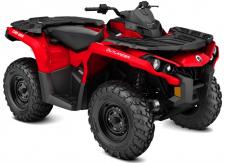 New 2018 CAN-AM OUTLANDER 650 VIPER RED Featuring Rotax® power and reliability, precision handling, and comfort like no other ATV on the market. RF D.E.S.S. anti-theft system and a multipurpose rack with the exclusive LinQ quick-attach system equips you for any adventure.