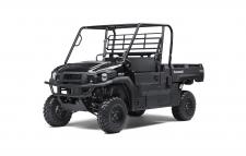 New 2019 KAWASAKI MULE PRO FX SUPER BLACK The MULE PRO-FX is our fastest, most powerful, three-passenger MULE side x side ever. Built on the same rugged platform as the MULE PRO-DX, this revolutionary side x side also comes equipped with the largest cargo bed in its class.