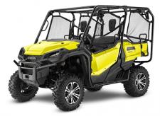 New 2018 HONDA PIONEER 1000-5 DELUXE ACTIVE YELLOW 2018 HONDA PIONEER 1000-5 DELUXE ACTIVE YELLOW
All side-by-sides face the same challenges, but it’s how they solve them that sets Honda’s Pioneers apart. Smart technology. Superior materials. Refined engineering. And something nobody else can match: Honda’s well-earned and world-famous reputation for reliability and overall quality. And the farther you go or the harder you work, the more that means. This year’s Honda Pioneer 1000 lineup is a perfect example. These great side-by-sides got it right the first time in terms of comfort, handling, hauling, and user-friendly features. Available in both three- and five-seat versions, in addition to their innovative features, from our flagship Pioneer 1000-5 Limited Edition right through our line to the Pioneer 1000, you can count on a Honda, year after year, mile after mile, adventure after adventure.
PIONEER 1000-5 DELUXE Adds: LED headlights, 14 aluminum wheels, available Honda Phantom Camo®
247186