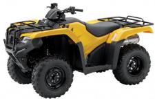 New 2018 HONDA FOURTRAX RANCHER 4X4 AT DCT EPS ACTIVE YELLOW (TRX420FA6LJ) Any mechanic, woodworker, tradesman or craftsman knows that the right tool makes the job a whole lot easier. And having the right tool means having a choice. We’ve all seen someone try to drive a screw with a butter knife, or pound a nail with a shoe heel. The results are never pretty.
Honda’s FourTrax Rancher line are premium tools for the jobs you need to do, whether that’s on the farm, the jobsite, hunting, fishing, exploring... or on the ranch. It’s easy for you to choose the right mix of features—just like reaching for that right tool.