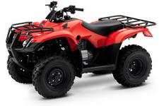 New 2018 HONDA FOURTRAX RECON ES RED (TRX250TEJ) Size—the right size—matters. That’s why so many riders choose the Honda Recon. Because you get big ATV benefits like durability, power, and build quality—but in a package that costs less, and is easier to load, unload, and maneuver on tight trails.
The Recon is a powerful, versatile, rugged ATV, but one that also offers a smaller overall footprint. It’s a powerhouse of an athlete in the welterweight division. A specially designed 250-class engine is engineered for plenty of low-rpm torque and power, where the real work gets done. Its two-wheel-drive design features Honda’s famous longitudinal engine layout for more efficient power transfer.
Plus, the Recon is available in two different models: one features our conventional foot-shift ATV transmission, while the Recon ES offers Honda’s Electric Shift Program (ESP), which lets you upshift and downshift using two handlebar-mounted buttons.
Sized right, built smart, and engineered to last—with the Recon, you go big where it counts. 9247588