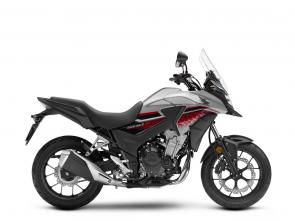 New 2018 HONDA CB500X FORCE METALLIC SILVER Whether it’s a canyon road or a painstaking commute, the CB500X handles it all. It’s equipped with a torquey 471cc parallel-twin DOHC engine that transforms point A to Point B into an unforgettable adventure. It also sports an upright handlebar, an adjustable, compact windscreen for longer rides, and a large-capacity fuel tank that’s designed to give the rider an unrestricted riding position. And since it’s priced right, you can start your adventure today. 246794