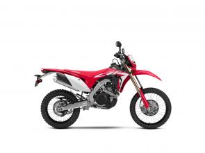 New 2020 HONDA CRF450L RED A street-legal dirtbike that offers the refinement of a Honda, along with light weight, superior handling, and plenty of power.