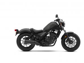 New 2019 HONDA REBEL 300 ABS MATTE GRAY METALLIC Forget all that bigger is better stuff. Sometimes light and nimble is the way to go, and that’s what we’re talking about with a Honda Rebel 300. 249231