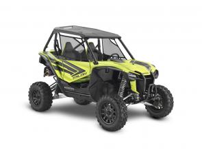 New 2019 HONDA TALON 1000R PEARL GREEN The Talon 1000R has a longer wheelbase, a wider vehicle track, and more suspension travel. It’s a perfect match for riders who tackle rugged, high-speed terrain. The Talon 1000R is proof positive that life is better, side by side.