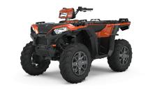 New 2020 POLARIS SPORTSMAN 850 PREMIUM TRAIL PACKAGE MATTE ORANGE RUST Your passion for trail riding shouldnt be limited and neither should your ATV. This NEW package pulls in the top performance features like sealed bushings, arched A-Arms, 27 ground dominating tires and NEW-to-Sportsman Lower LED headlights.