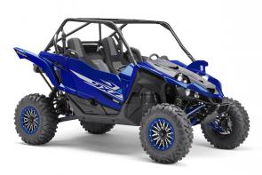 New 2020 YAMAHA YXZ1000R EPS SS SE TEAM YAMAHA BLUE This Special Edition model shifts the pure sport Side‑by‑Side class into overdrive with fully adjustable FOX Dual spring shocks, bead lock wheels, eye‑catching painted exterior and more.
