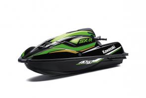 Whether out for some weekend play or racing competitively, the Jet Ski® SX-R™  personal watercraft features powerful thrust and agile rider-active handling from the V-shape hull and produces plenty of low-to-mid-range torque from its 1,498cc 4-stroke engine. Stunning acceleration and superb cornering performance create exceptional exhilaration while delivering thrills, comfort and confidence of the stand-up watercraft to the modern age.