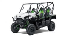 New 2019 KAWASAKI TERYX4 BRIGHT WHITE Eager for action, the Kawasaki Teryx4 side x side is built to dominate the most demanding trails. With the perfect combination of rugged sport performance and useful capability, the Teryx4 is up for a variety of challenges.