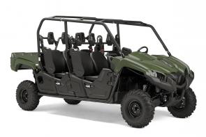 New 2020 YAMAHA VIKING VI EPS TACTICAL GREEN With room for 6, this rugged Side‑by‑Side tackles tough terrain and even tougher chores thanks to Proven Off‑Road capability, a comfortable cabin, dumping cargo bed and more.