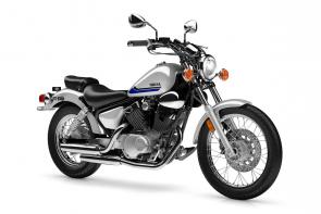 New 2020 YAMAHA V STAR 250 METALLIC SILVER Light and nimble with smooth power and a low seat for easy handling makes it a stylish entry level V‑twin.