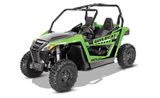 New 2016 ARCTIC CAT WILDCAT TRAIL LIME GREEN This 700cc, 4-stroke, twin-cylinder engine puts out 60+ horsepower, giving this Wildcat the best power-to-weight ratio in its class. Big things do come in a small package.