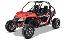 New 2016 ARCTIC CAT WILDCAT X VIBRANT RED A 951cc, H2, liquid-cooled V-Twin EFI engine provides the efficiency advantages of 4 valves per cylinder with its Pentroof Hemispherical Combustion Chamber. Oxygen enters the machine through a 50mm throttle body, and leaves through a 2-into-1 tuned ceramic coated exhaust with a new pipe and closed loop EFI system, improving your fuel efficiency.