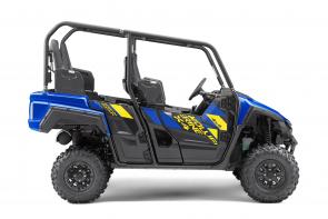 New 2019 YAMAHA WOLVERINE X4 SE BOLT BLUE METALLIC Boasting painted exterior, color‑matched interior and overfenders, the trail‑taming Wolverine X4 SE combines style with comfort and capability. YXF85WPSKL
This item may not be available immediately in dealer stock. Some items may need to be ordered. See terms for details.