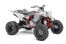New 2018 YAMAHA YFZ450R SE WHITE / RED YFZ450R SE: The ultimate pure sport ATV package is highlighted with eye‑catching color and graphics and a GYTR front grab bar.