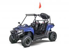 New 2019 SSR SRU170RS BLUE All NEW SSR SRU170RS UTV Side x Side Utility Vehicle with 4 Stroke, Single Cylinder, Horizontal Type, Air Cooled System. Equipped with an automatic CVT transmission with forward, neutral and reverse is paired with the motor and chain driven to the rear wheels. Dual A-arms suspend the front of this machine with a swingarm in the rear. A spare tire is standard!