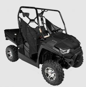 The UXV 450i LE EPS is an upgrade to the excellent performing and feature loaded UXV 450i base model. The addition of the 2500 lb. ComeUp winch and 12-inch black and silver aluminum alloy wheels makes this a go anywhere, great looking vehicle. All UXV 450i models conveniently fit into most full-sized pickup trucks for easy transport.
